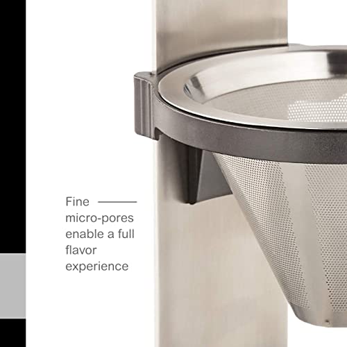 AdHoc Mr. Brew Pour-Over Coffee Maker - Double-Walled Stainless Steel Filter for Full Coffee Flavor - Coffee Accessory for Pour-Over Coffee - Magnetic Holder for Paper Coffee Filters - Image 5