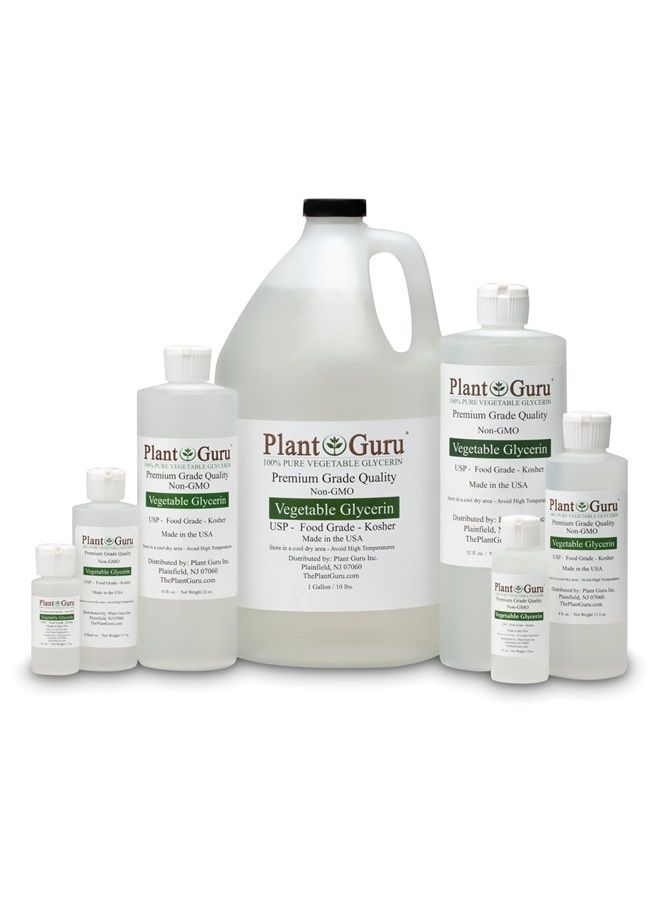 Plant Guru جلسرين نباتي / جلسرين 32 أونصة - درجة غذائية من USP كوشير - رائع للبشرة والشعر والوجه والجسم والحرف وصنع الصابون بنفسك. - Image 2