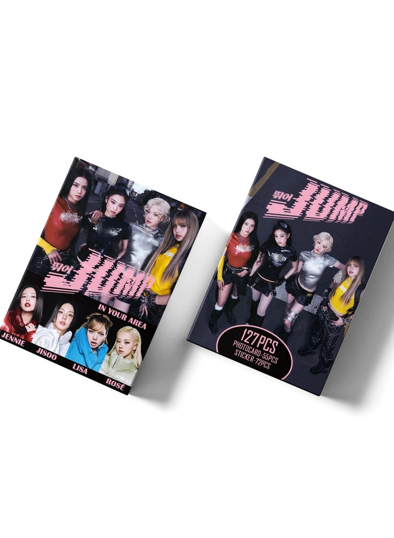 Harse 127Pcs BP Comeback Album JUMP Lomo Cards and Stickers - Image 4