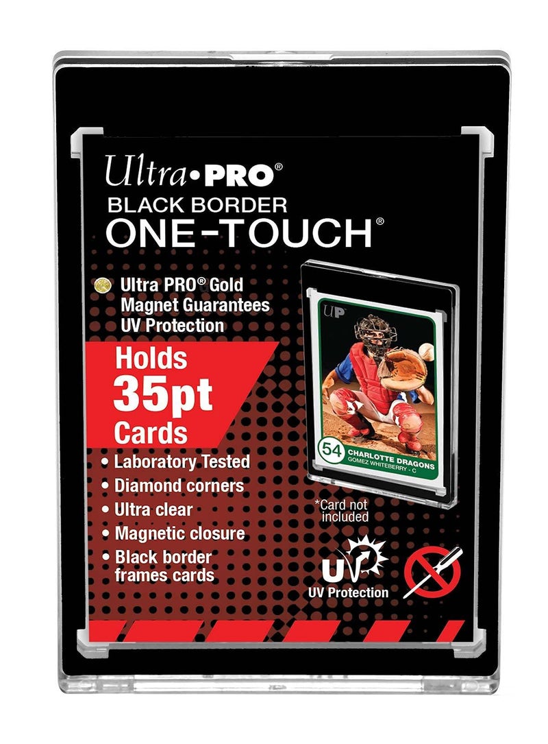 Ultra Pro حامل بطاقات مغناطيسي Ultra PRO 35pt UV ONETOUCH علبة عرض بطاقات التداول المتميزة مع إغلاق مغناطيسي بحجم قياسي لحماية البطاقات - Image 3