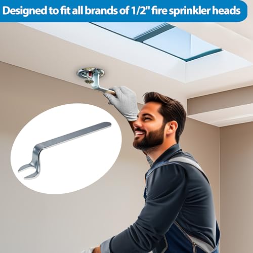 Happy Tree Universal Fire Sprinkler Head Wrench Fitting 1/2" Semi- Recessed or Exposed or Concealed Fire Sprinkler Heads - Image 3