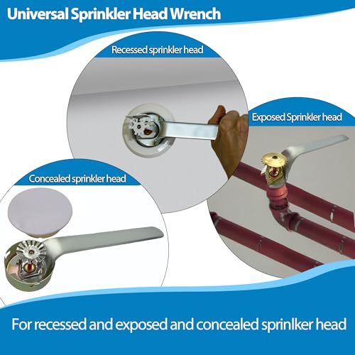 Happy Tree Universal Fire Sprinkler Head Wrench Fitting 1/2" Semi- Recessed or Exposed or Concealed Fire Sprinkler Heads - Image 4