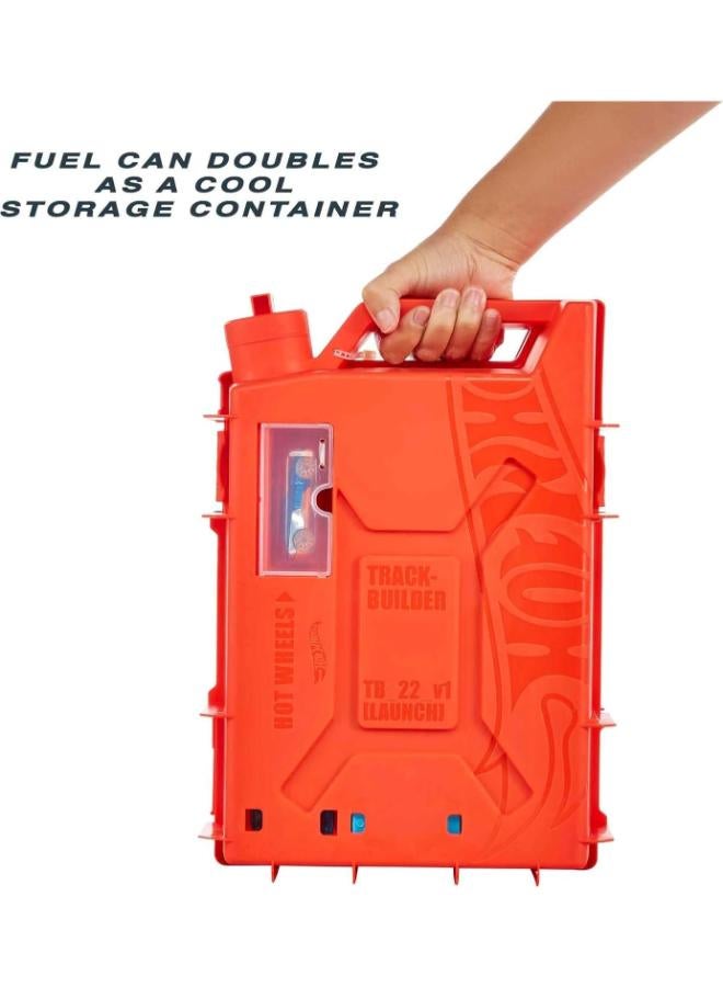 Mattel Games Hot Wheels-Track Builder Unlimited Box Tanica di Benzina, Set per Costruire Piste con Acrobazie e Corse, Porta Macchinine e Pezzi di Pista, Giocattolo per Bambini 6+ Anni, HDX78 - Image 1