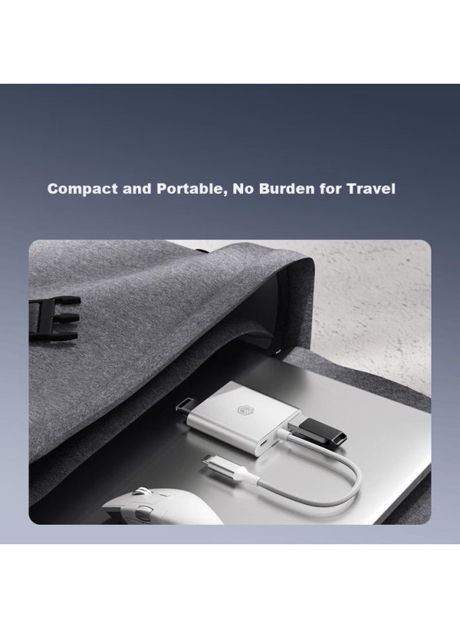 JD.com Jd Jingzao 4-in-1 Type-c Hub Hdmi Usb 3.0 Pd Adapter For Macbook Iphone Projector Usb-c Splitter Dock - Image 3