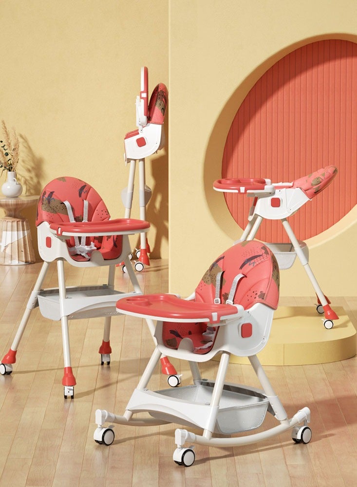 بيلانينا كرسي عشاء متنوع الوظائف مع خاصية التهديد مثالي للأطفال والرضع مع ميزات قابلة للتعديل - Image 1