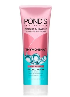 Pond's Pond's Bright Miracle Ultimate Acne Conrol Thymo-BHA Facial Foam 100g 