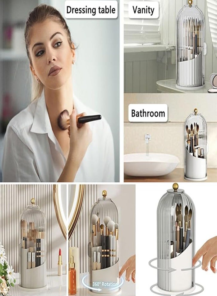 Multi-Layer Rotatable Cosmetics Storage Box Dust-Proof And Moisture-Proof Personal Care Rack - Image 5