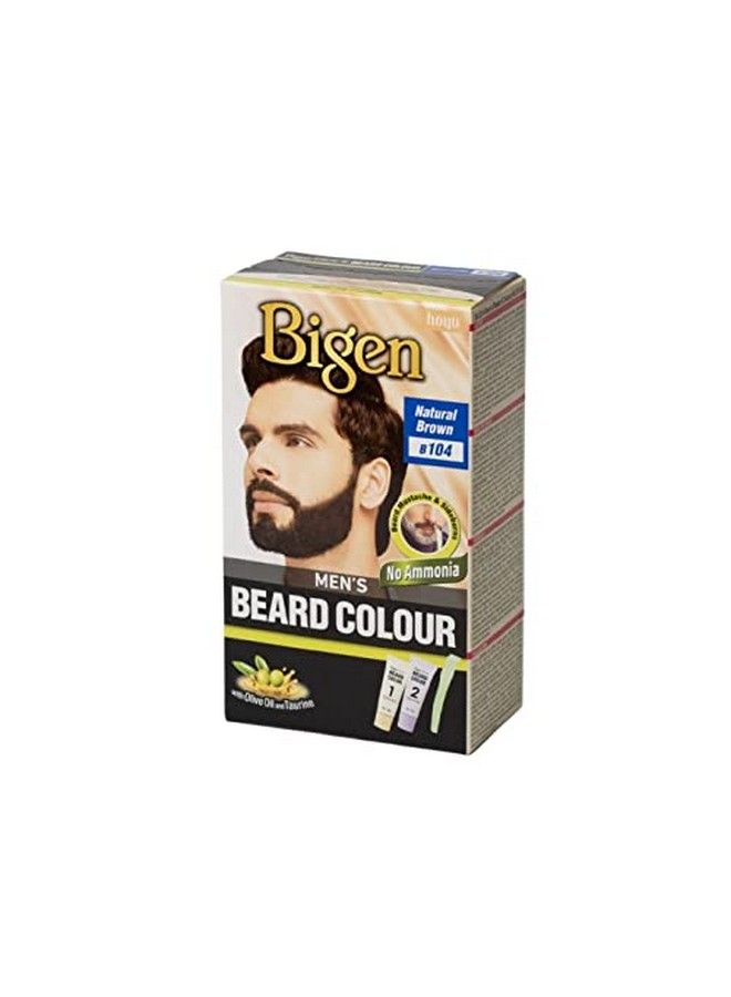 Bigen Men's Beard Color l Brown (B104) 20gm+20gm=40gm - Image 2