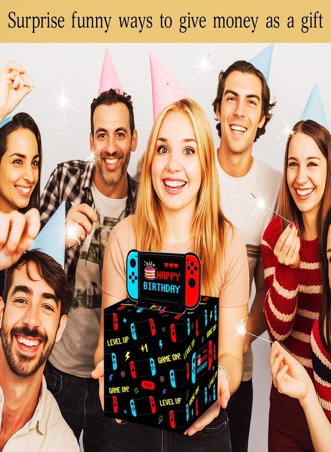 صناديق هدايا نقود عيد ميلاد بتصميم ألعاب فيديو من ChillHui، صندوق سحب نقود عيد ميلاد بتصميم ألعاب للأولاد والبنات - Image 2