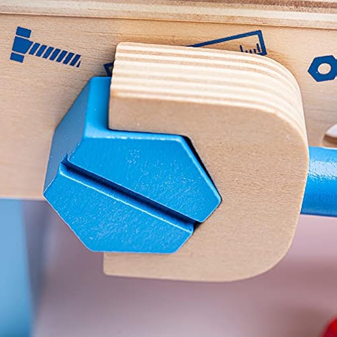 MY WOODEN WORKBENCH WITH TOOLS - CONSTRUCTION FOR KIDS - Image 5