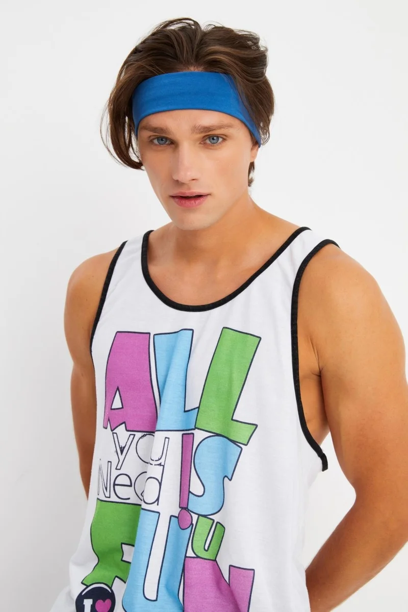 Butikgiz Parlament Men's Cotton Combed Combed, Non-Slip, Sweatproof, Ultra Light, Sports Hair Band Bandana