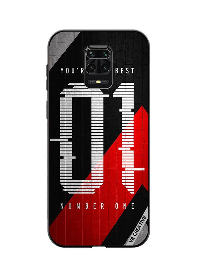 VR CREATIVE Protective Case Cover For Xiaomi Mi Note 10 Lite 5G Number One Design Multicolour  - Image 1