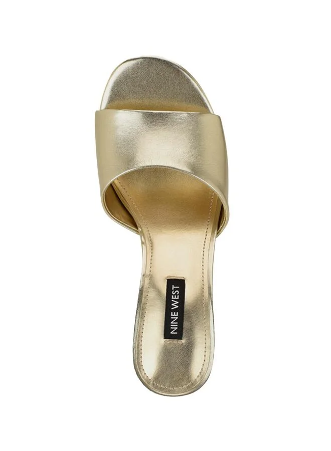 Nine West  NINEWEST WNEVELYA3 SANDALS GOLD for Women | Best Price UAE