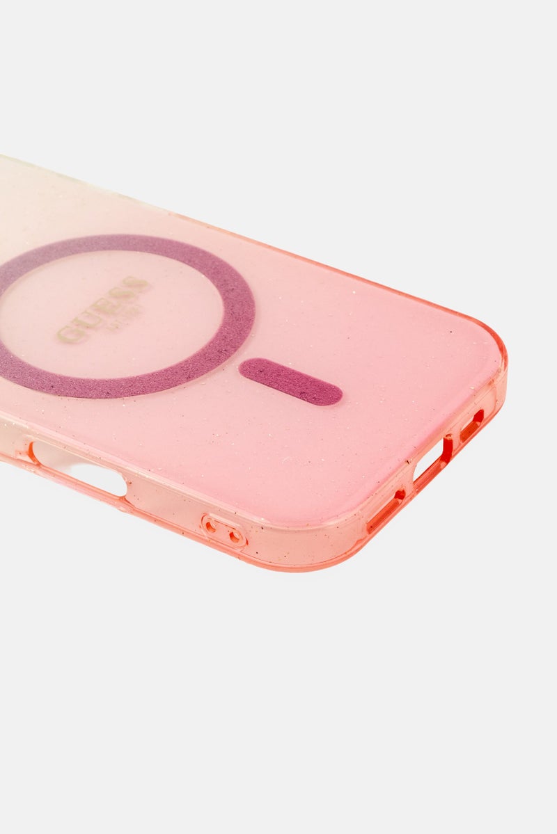 GUESS iPhone 16 Pro Magsafe Protective Case, Pink - Image 3