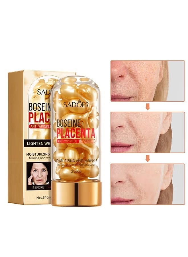 SADOER 25 Pcs Anti Wrinkle Essence- Capsules Serum Face Repair Serum Remover Whitening Cream Anti-Wrinkle Ageless Face Serum Skin Care - Image 1