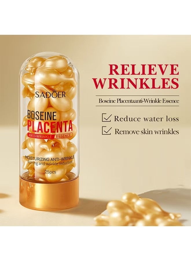 SADOER 25 Pcs Anti Wrinkle Essence- Capsules Serum Face Repair Serum Remover Whitening Cream Anti-Wrinkle Ageless Face Serum Skin Care - Image 5