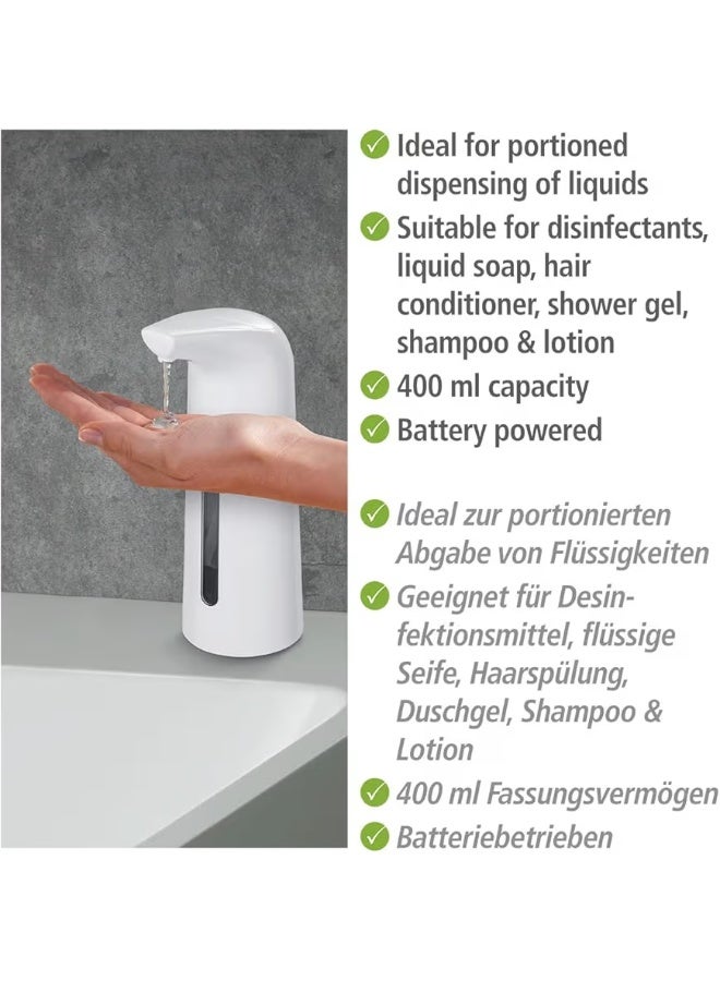 2K Automatic Soap Dispenser - Touchless Infrared Sensor White ABS Plastic 330ml, Battery Operated Easy to Use for Kitchen and Bathroom, Health Care Function. - Image 5