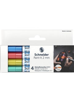 Schneider Metallic Marker 2 mm Set of 4 011  - Image 1