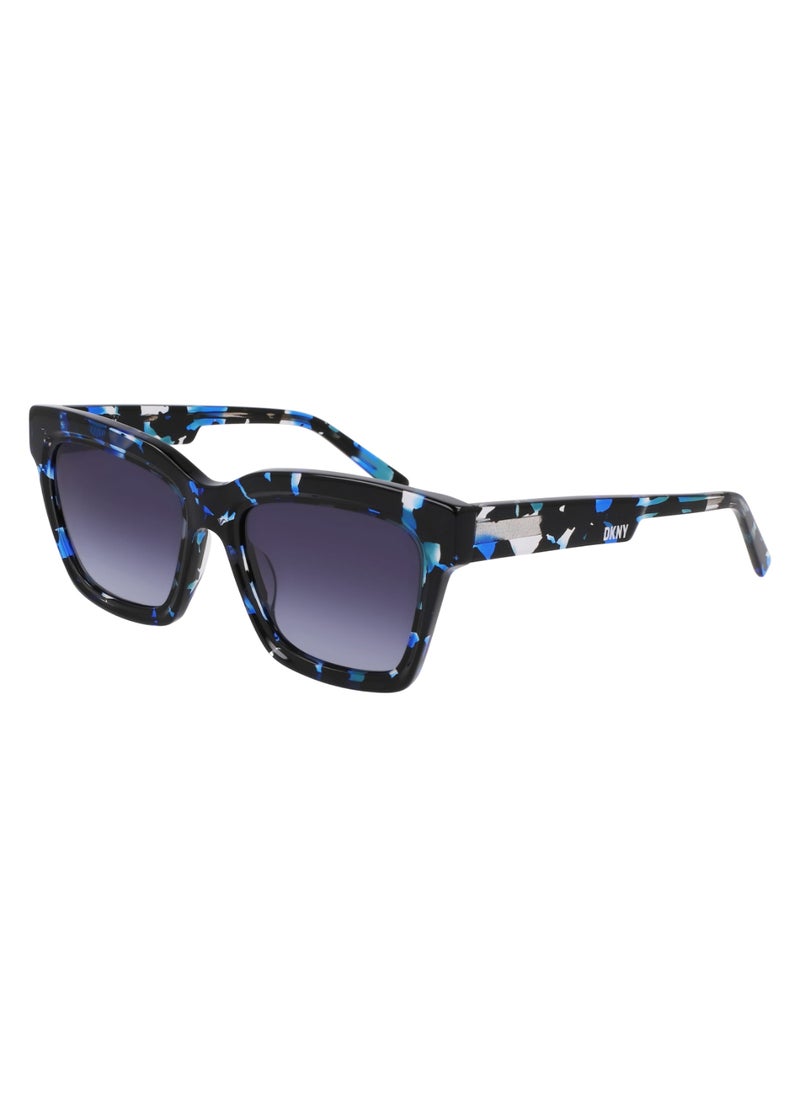 DKNY FULL RIM ACETATE ACETATE DKNY SUN DK551S 5318 (405) SAPPHIRE TORTOISE  - Image 1