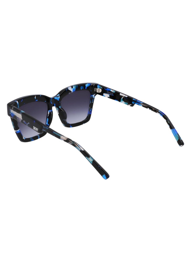 DKNY FULL RIM ACETATE ACETATE DKNY SUN DK551S 5318 (405) SAPPHIRE TORTOISE  - Image 5