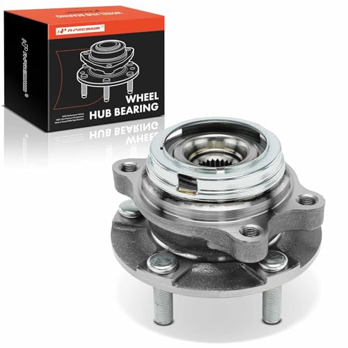 A-Premium مجموعة محامل العجلات الأمامية A-Premium مع محور 5-لوج متوافقة مع إنفينيتي - 2003-2023 - Q50، G37، QX50، Q60، M35، M37، M45، M56، QX70، Q70، Q70L، FX35، FX45، FX50، Q40 - Image 1