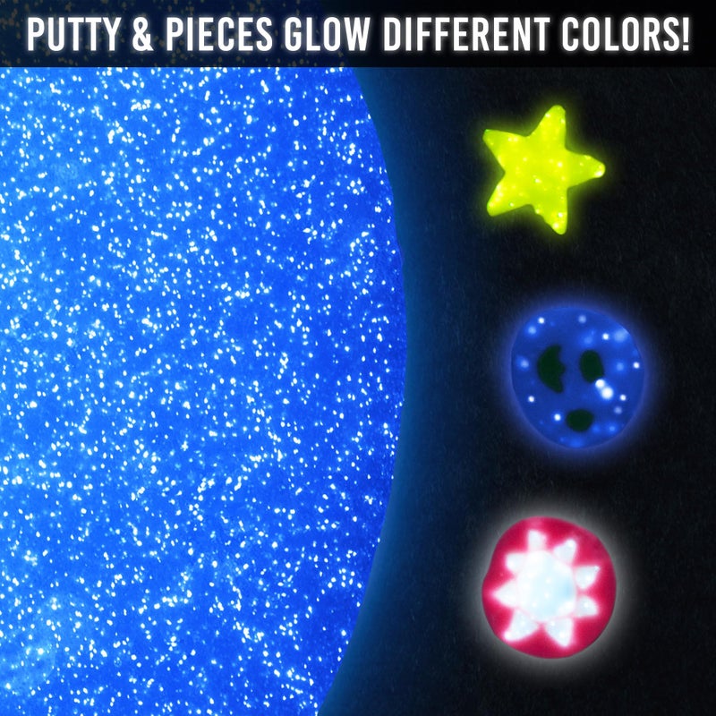 Crazy Aaron's Thinking Putty - Total Eclipse - Glow in The Dark Sensory Putty for Kids and Grown ups in a 4" Tin - Creative and Endless Fun, Stress Relief Therapy Toys, Never Dries Out - Made in USA - Image 2