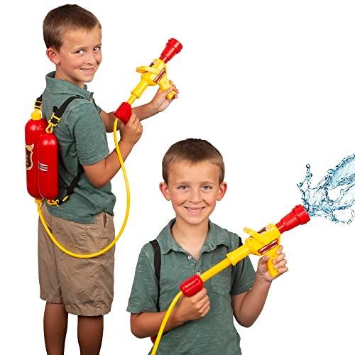 Tigerdoe Water Blaster for Kids 2 Pack Water Backpack Squirt Toy Water Fight Supplies Fireman Water Toy Firefighter Water Sprayer - Image 5