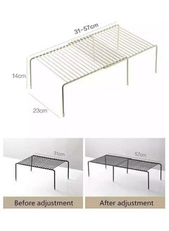 Spaceshoop Extra Couple Shelf in Kitchen Wardrobe and Undersink Organizer Two in One Seasoning Plates Small and Grow Up by Place  - Image 3