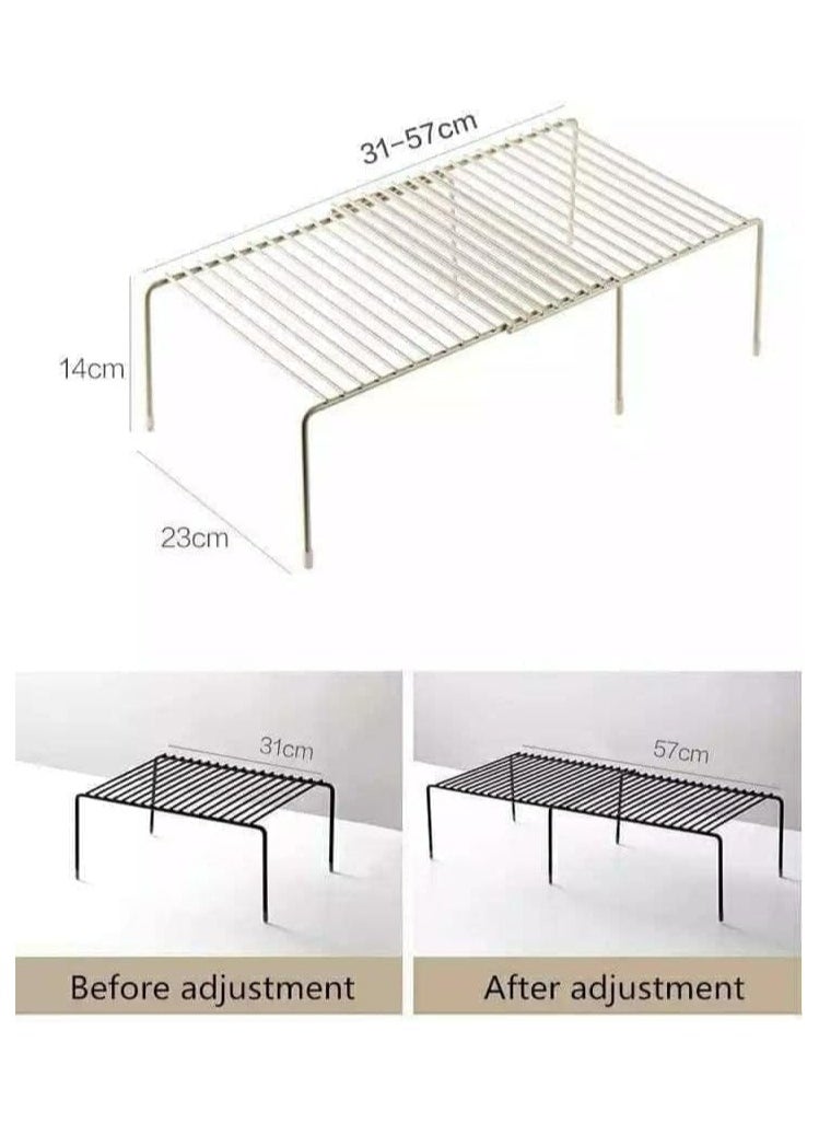 Spaceshoop - Extra Couple Shelf in Kitchen Wardrobe and Undersink Organizer Two in One Seasoning Plates Small and Grow Up by Place - Image 1