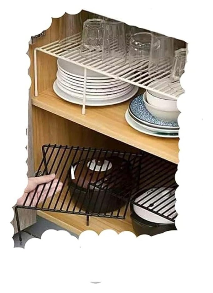 Spaceshoop - Extra Couple Shelf in Kitchen Wardrobe and Undersink Organizer Two in One Seasoning Plates Small and Grow Up by Place - Image 1