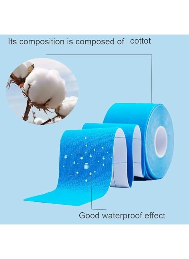 Breast Lift Tape for Lift & Fashion Bra Alternative of Breasts Achieve Lift and Push up in All Clothing, Waterproof, Sweat-Proof, Invisible Under Clothing (Sky Blue) - Image 3