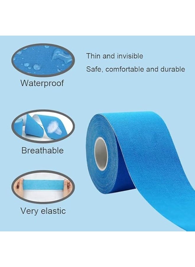 Breast Lift Tape for Lift & Fashion Bra Alternative of Breasts Achieve Lift and Push up in All Clothing, Waterproof, Sweat-Proof, Invisible Under Clothing (Sky Blue) - Image 4