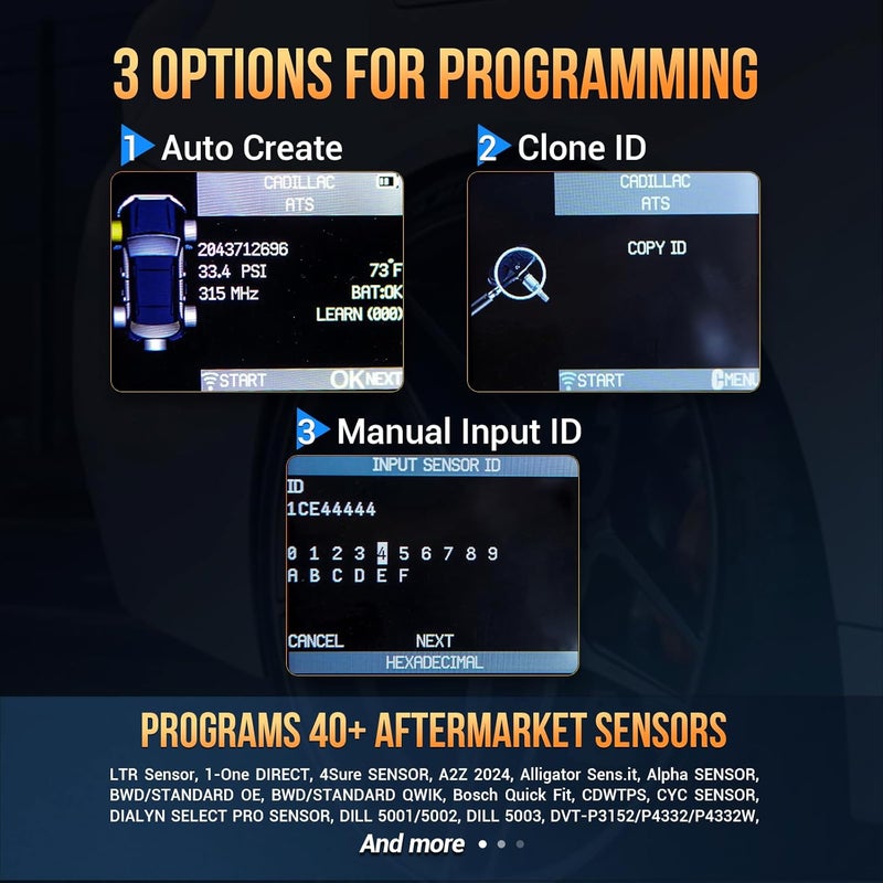 LAUNCH TSAP-2 TPMS Tool - Activate, Read, and Relearn All TPMS Sensors - Image 5