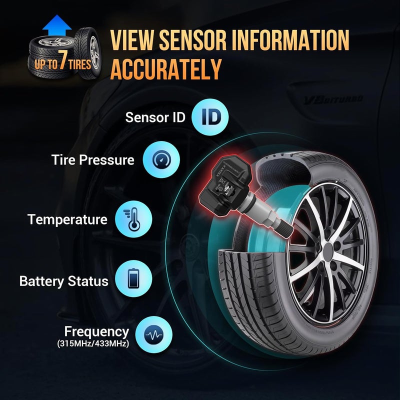 LAUNCH TSAP-2 TPMS Tool - Activate, Read, and Relearn All TPMS Sensors - Image 3