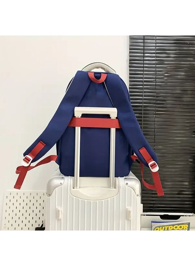 Gray Lightweight Laptop Backpack Large Capacity Shock Absorbing Compartment for Work Travel School - Image 4