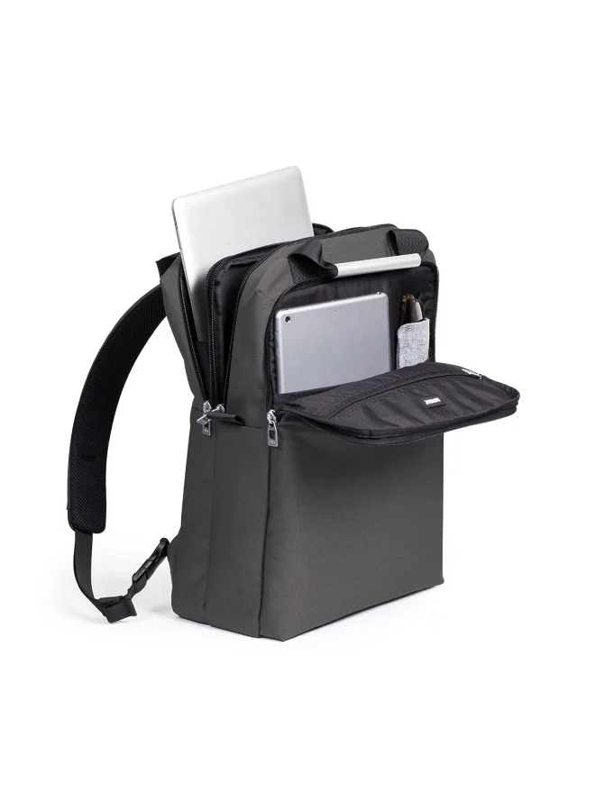 ليسكون حقيبة ظهر بتصميم عصري لون رمادي