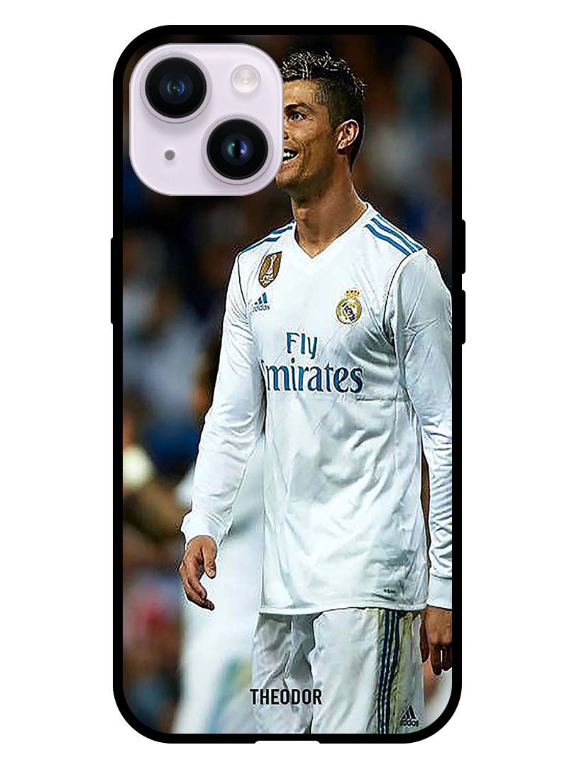 Theodor Protective Case Cover For Apple iPhone 14 Plus 6.7" 2022 Ronaldo Smiling - Image 1
