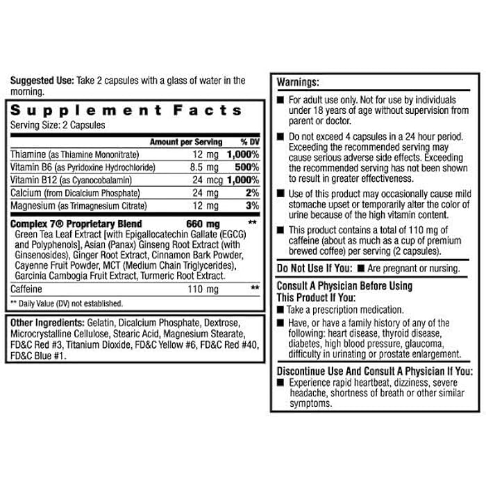 ILIOS Dexatrim Max Appetite Suppressant for Weight Loss – 2 Pack Weight Loss Pills for Women & Men, Fat Burner Supplement to Reduce Hunger, Complex 7 Formula, 120 Capsules Packaging - Image 3