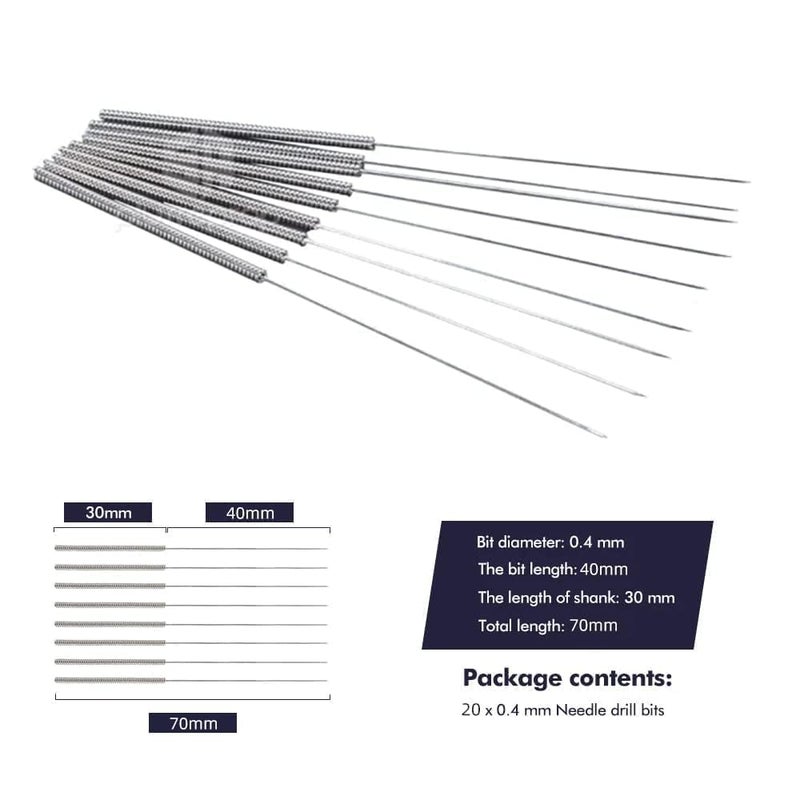 SAPLUSREPRAP 3D Printer Nozzle Cleaning Kit: 20-Pack 0.4mm Stainless Steel Nozzle Cleaner, 3D Printer Cleaning Needles for Creality Ender 3/K1/MK8/V6, No Clogger, Sturdy and Durable, Ease of Use, by 5APLUSREPRAP - Image 5