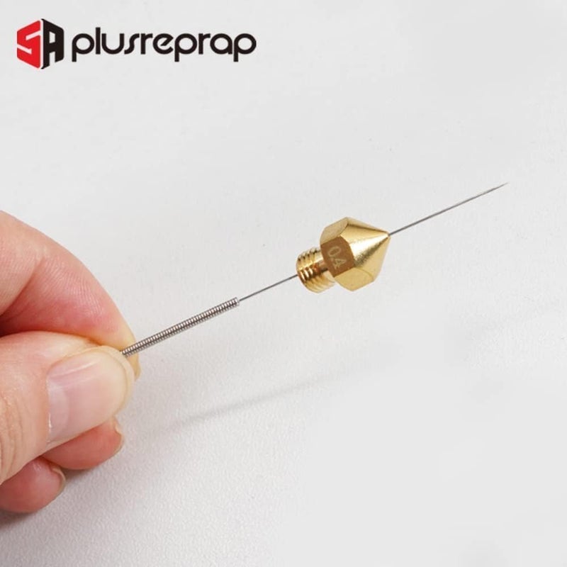 SAPLUSREPRAP 3D Printer Nozzle Cleaning Kit: 20-Pack 0.4mm Stainless Steel Nozzle Cleaner, 3D Printer Cleaning Needles for Creality Ender 3/K1/MK8/V6, No Clogger, Sturdy and Durable, Ease of Use, by 5APLUSREPRAP - Image 4