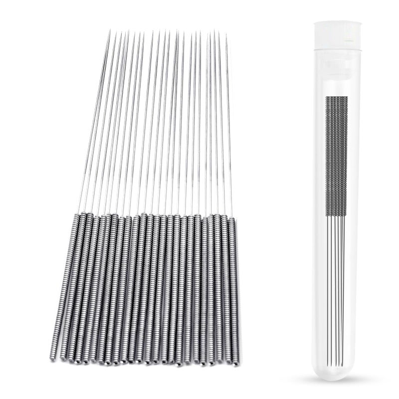 SAPLUSREPRAP 3D Printer Nozzle Cleaning Kit: 20-Pack 0.4mm Stainless Steel Nozzle Cleaner, 3D Printer Cleaning Needles for Creality Ender 3/K1/MK8/V6, No Clogger, Sturdy and Durable, Ease of Use, by 5APLUSREPRAP - Image 1