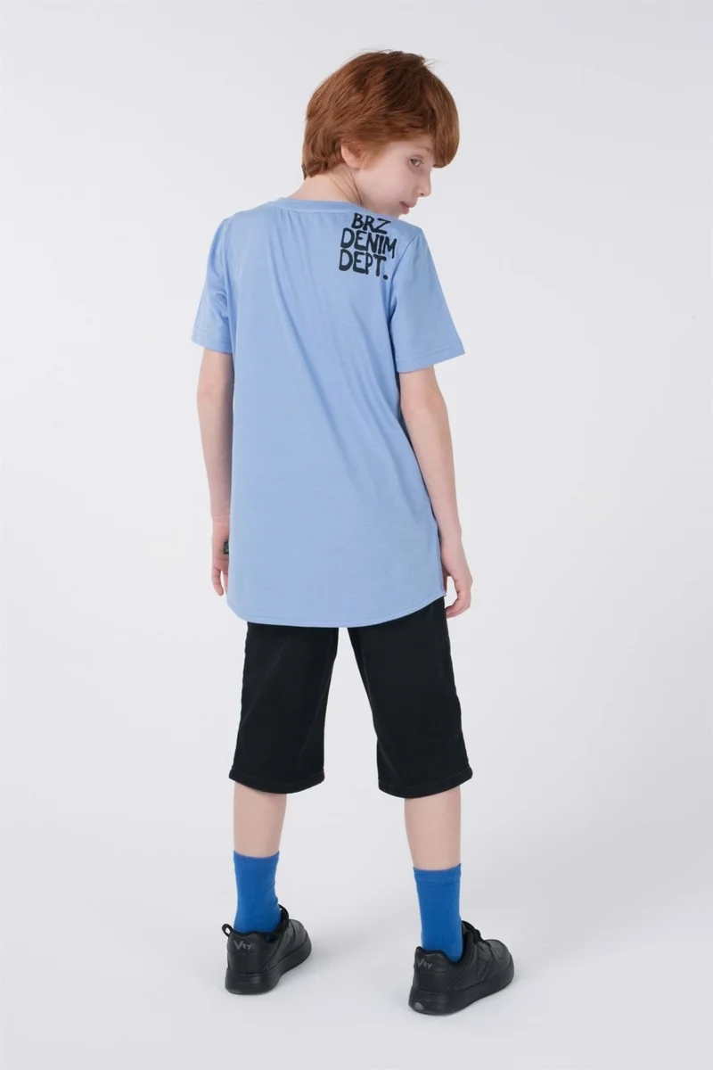 بي ار زد كولكشن Printed Boy Short Sleeve T-Shirt