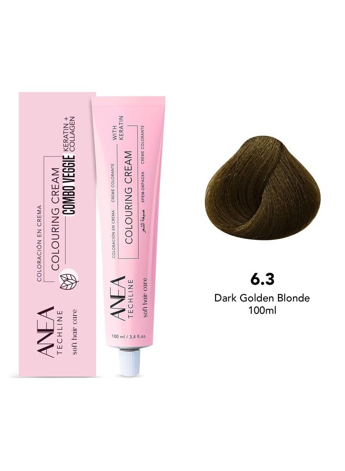 Anea Techline Colouring Cream 6.3 Dark Golden Blonde 100 ml