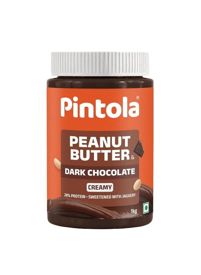 Pintola Chocolate Peanut Butter, Creamy, 1kg - Image 1