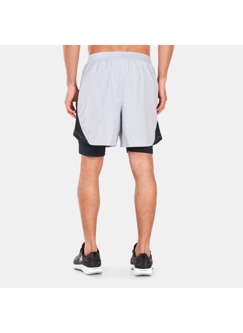 UNDER ARMOUR Men's UA Launch 5-Inch 2-in-1 Shorts