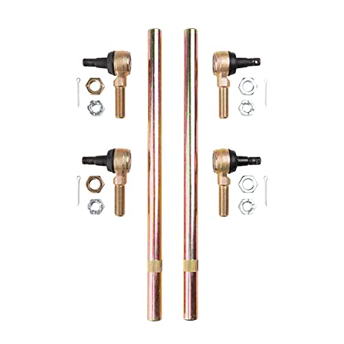 Tusk Tie Rod Upgrade Kit Front Steering Heavy Duty 12mm Ends for OffRoad ATV Suspension Replacement Compatible with Yamaha YFZ 450 20042013Raptor 700 20062026 TK521004 - Image 1