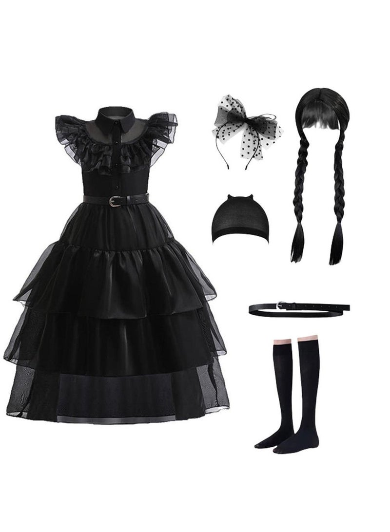 Bluejw Adams Costume Dress Outfits With Accessories Dress Up Set Family Birthday Cosplay Party - Image 1