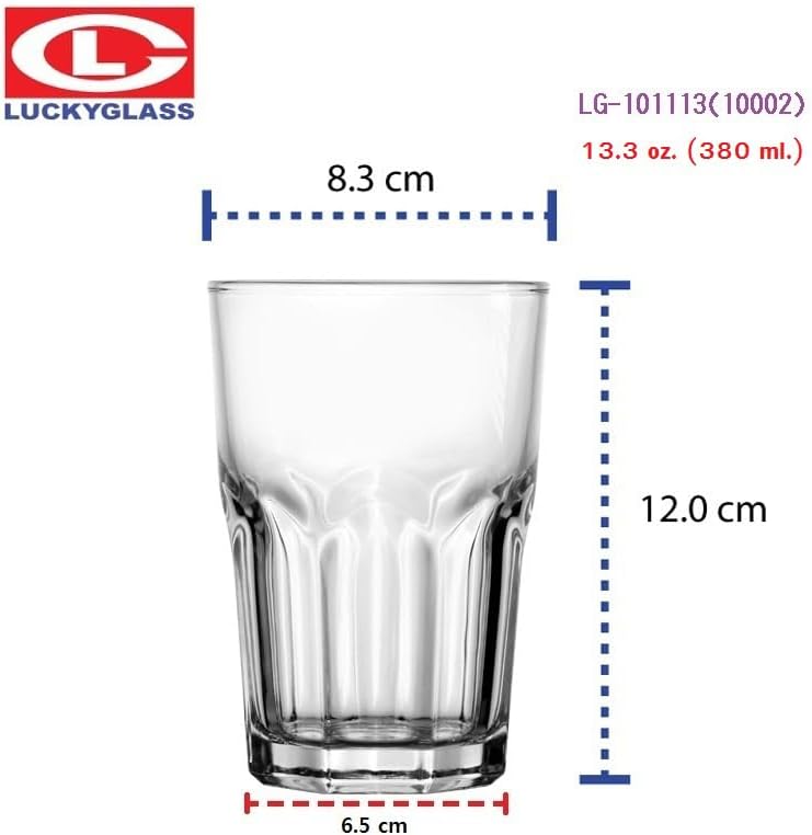 LUCKYGLASS LG101113 Euro T Tumbler 380ML 6' - Image 3