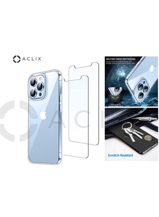 IPhone 14 ProMax with A Glass Screen Protector 6.7 inch Shockproof Protective Case, Soft Scratch-Resistant Protection Case, Slim Transparent Thin Case for IPhone 14 Pro Max Pack of 3 - pzsku/ZAA85DFCD68DC2099EC78Z/45/_/1661928701/e5ebae14-cfde-48c3-872f-4f86ace32709