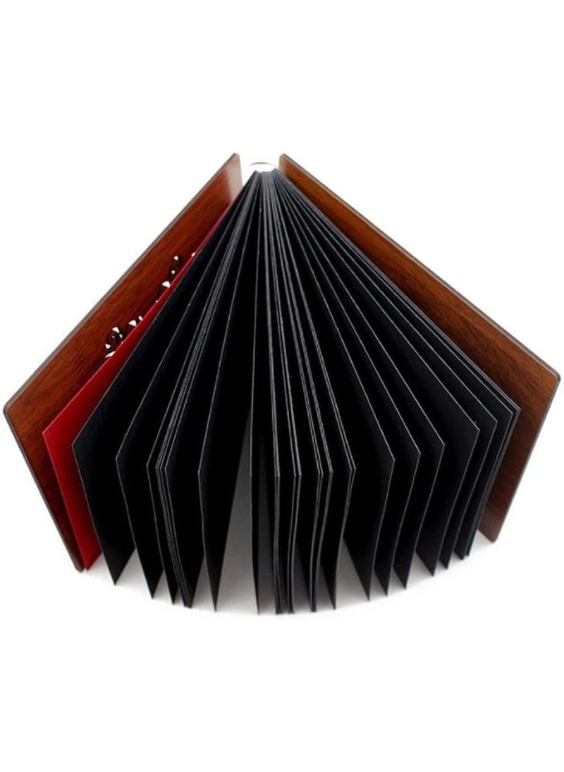 Generic UNNATII ENTERPRISES Natural Wood Elegance Handcrafted Wooden Photo Album for Cherished Memories 129  - Image 3